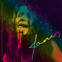 Janis Joplin Singing Sticker