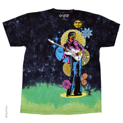 Jimi Hendrix Shrooms Tie Dye T-Shirt