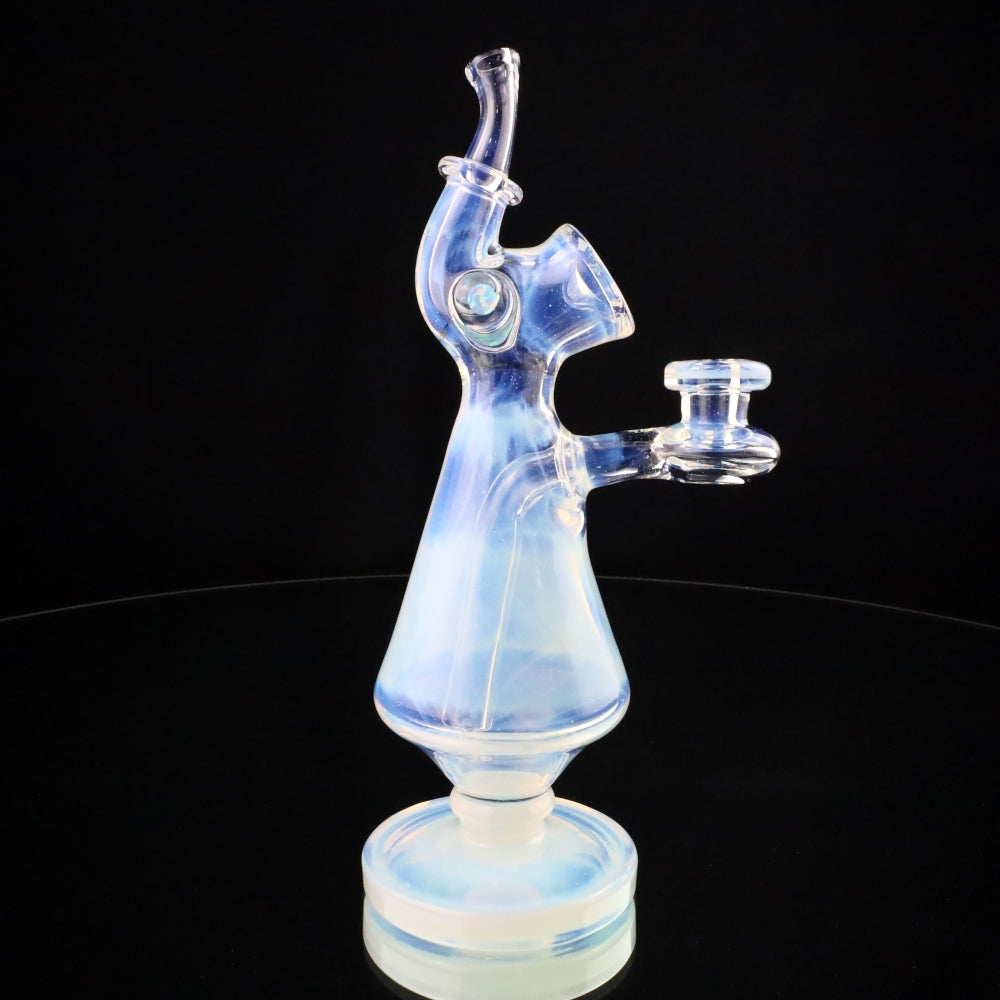 JMass Glass Opaline Sherlock Bottle