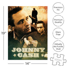 Johnny Cash Jigsaw Puzzle - 500 Piece
