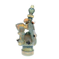 Jahnny Rise Glass Blue & Purple CFL Elephant Recycler