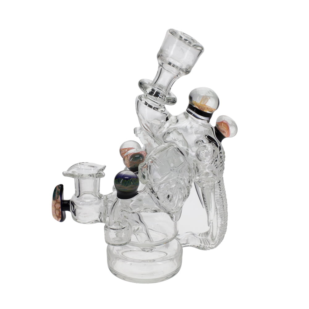 Jahnny Rise Glass Clear Elephant Recycler