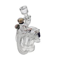 Jahnny Rise Glass Clear Elephant Recycler