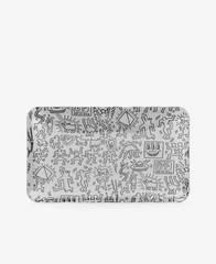 K.Haring Rolling Tray - Black and White