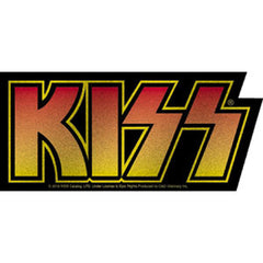 KISS Logo Glitter Sticker