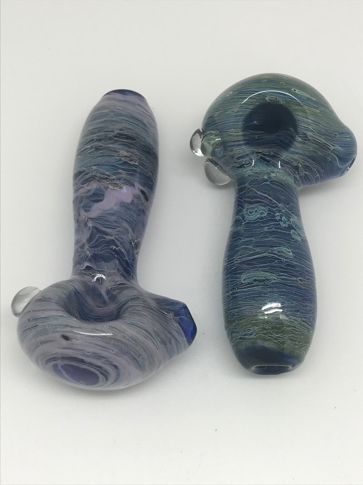 Kai Glass Layered Stonetech Blue Fume Pipe