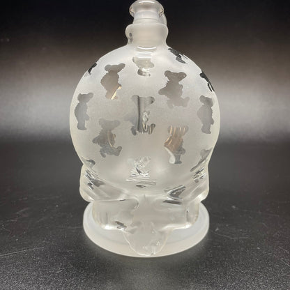 Paulie 2 Fingers Sandblasted Skull Dancing Bears Bubbler