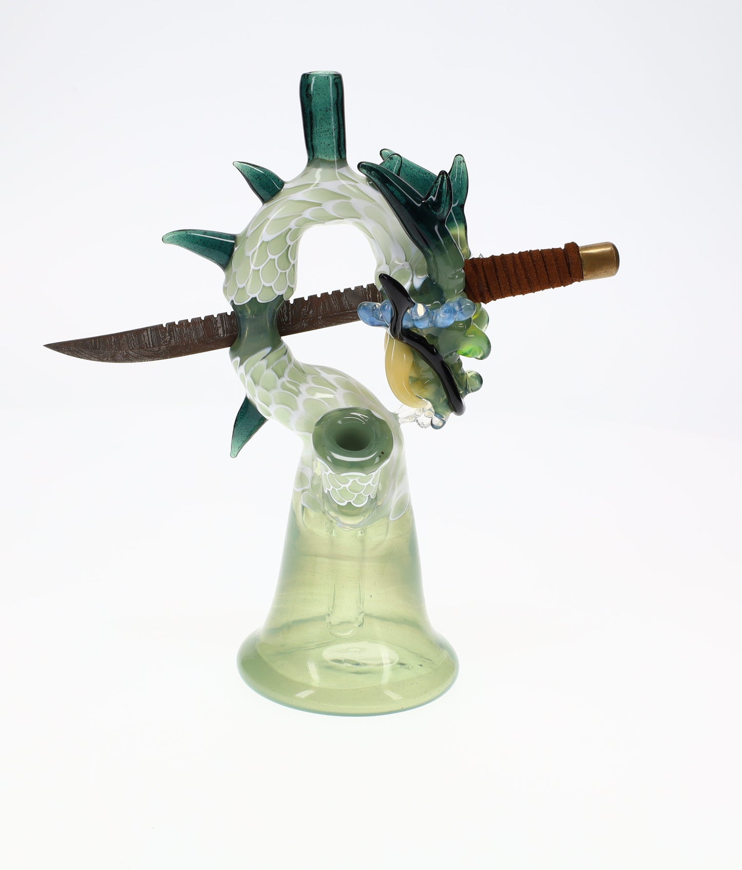 Kazy Glass X Natrix Glass CFL Dot Stacked Dragon