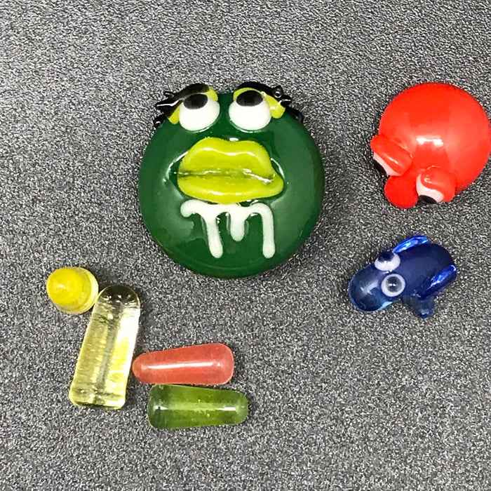 Kid Dino Glass Candy Slurper Set