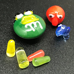 Kid Dino Glass Candy Slurper Set