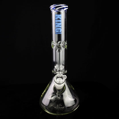 King Volcano 44mm Showerhead Perc Beaker with Color Wrap 12"