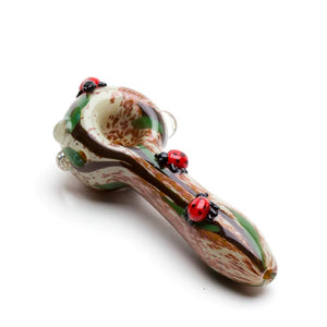 Empire Glassworks Small Spoon Pipe - Lady Bugs
