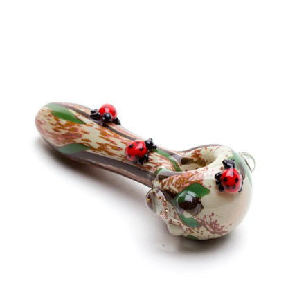 Empire Glassworks Lady Bug Small Spoon Pipe