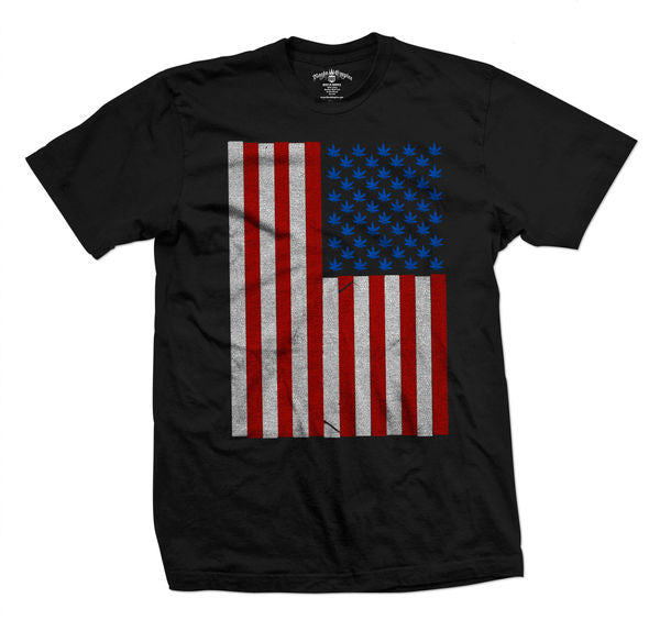 Leaf American Flag T-Shirt SALE