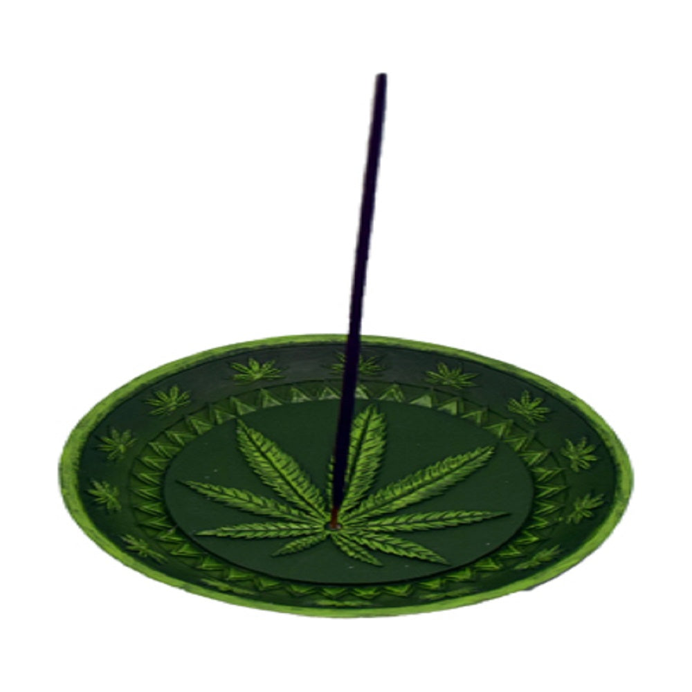 Cannabis Leaf Incense Burner