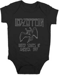 Led Zeppelin USA 77 Baby Onesie