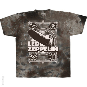 Led Zeppelin Poster Tie Dye T-Shirt