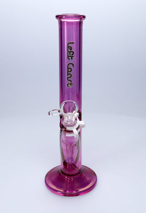 Left Coast Scientific Glass 13" Anodized Straight Tube SALE