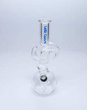 Left Coast Scientific Glass 9" Zig Zag Hook Water Pipe