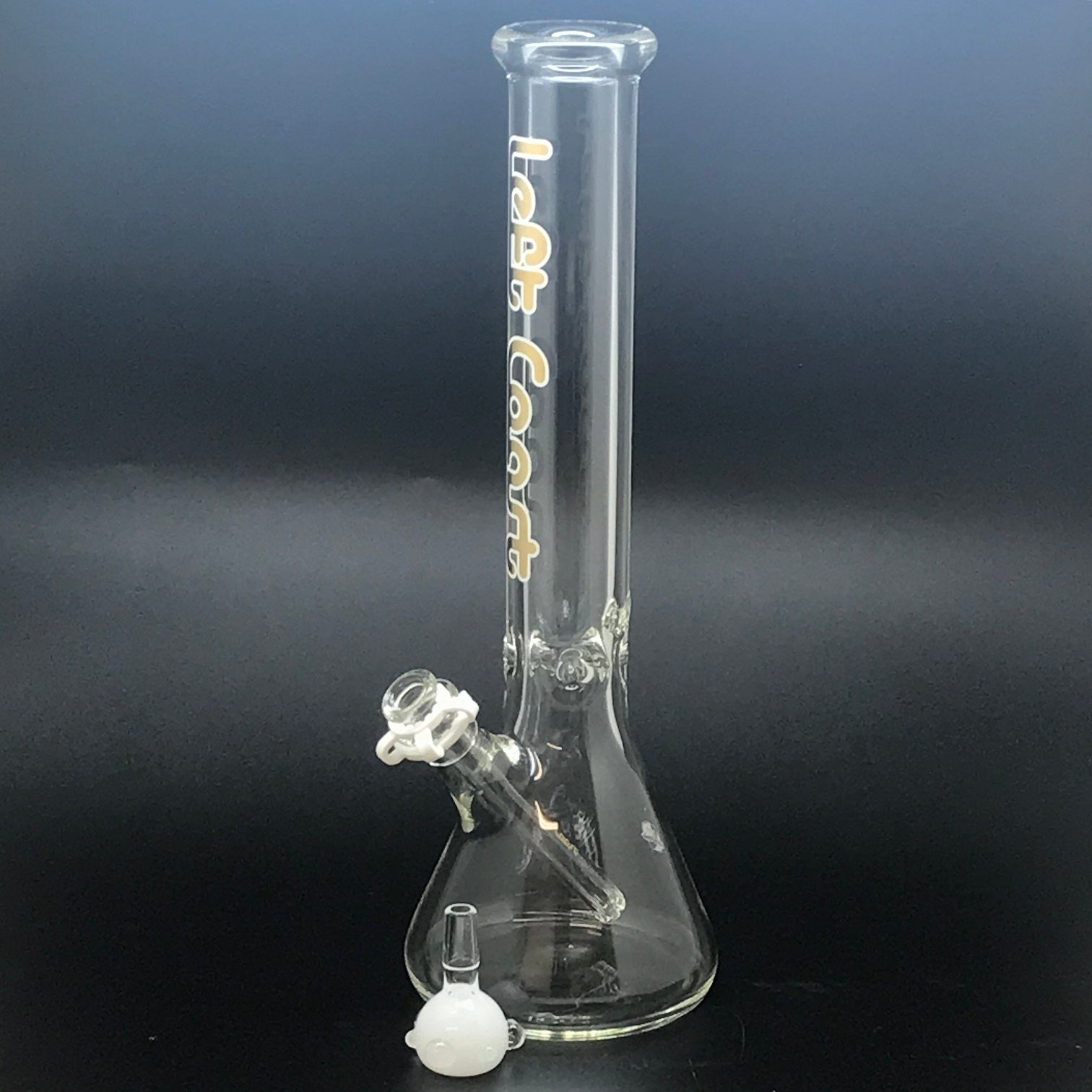 Left Coast Scientific Glass 9 mil 16" Beaker Waterpipe