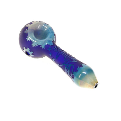 Liberty503 Glass Etched Solid Color Large Spoon