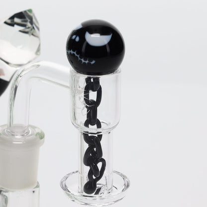 Lil Bear Glass Black Nitemare Ball and Chain Set