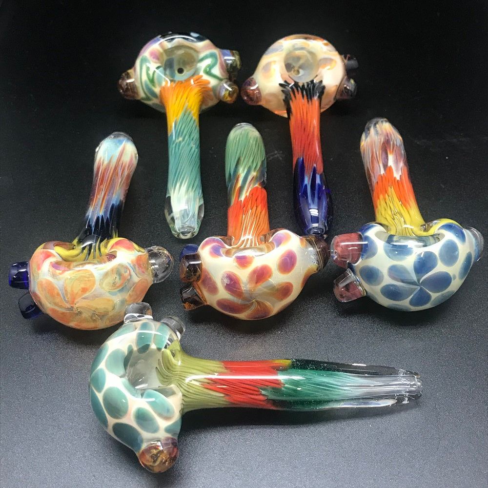 Lined Marbles Dot Head Pipe SALE