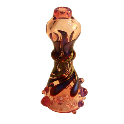 Liquid Sand Large CFL Pink & Yellow Chillum