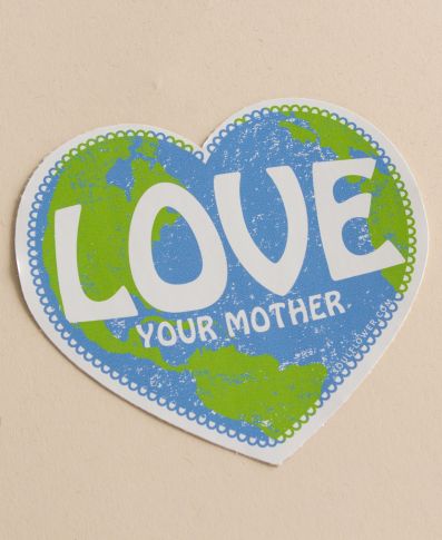 Soul Flower Love Your Mother Sticker