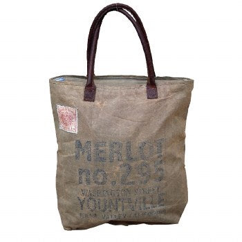 Merlot Tote Bag By Clea Ray