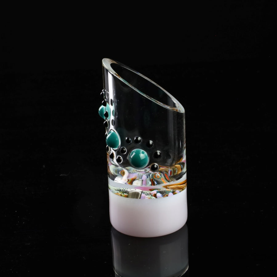 Millennium Glass Q-Tip Jar 5