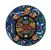 Mosaic Turtle Sticker