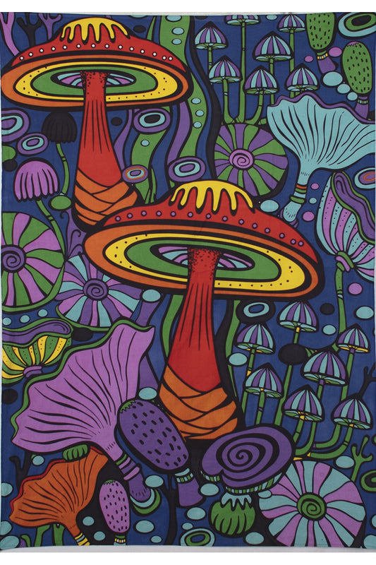 Mushroom Garden Tapestry SALE