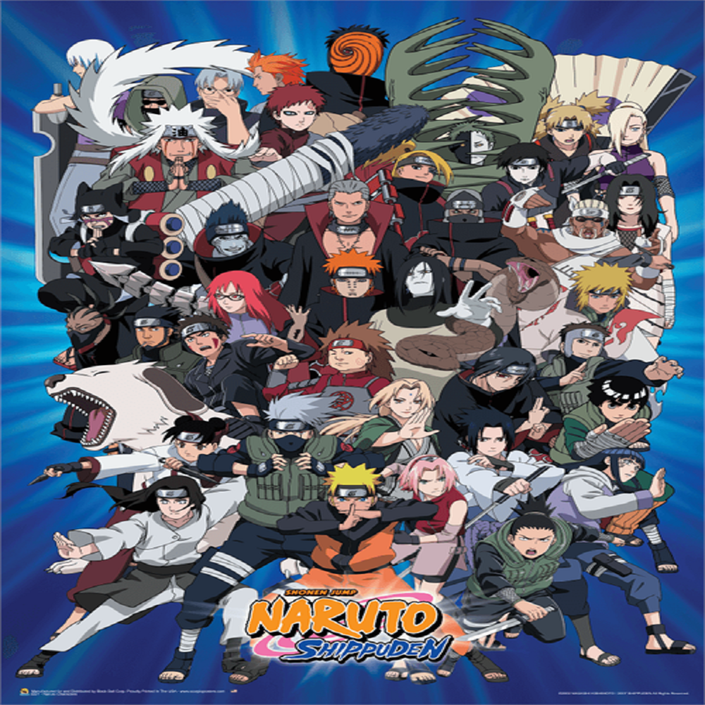 Naruto Characters Poster – Sunshine Daydream