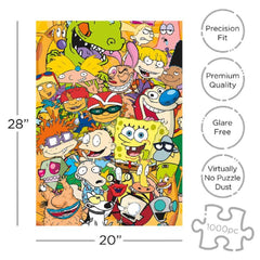 Nickelodeon Cast Jigsaw Puzzle - 1000 Piece