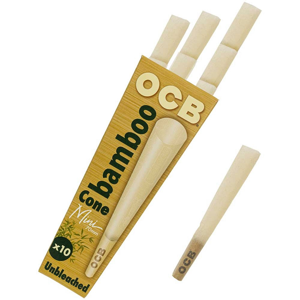 OCB 70mm Bamboo Cone - 10 Pack