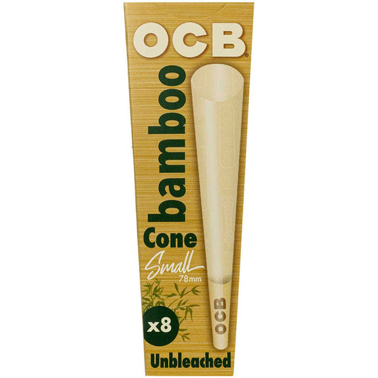 OCB Bamboo 78mm Cones - 8 Pack