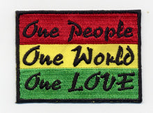 One People One World One Love Patch