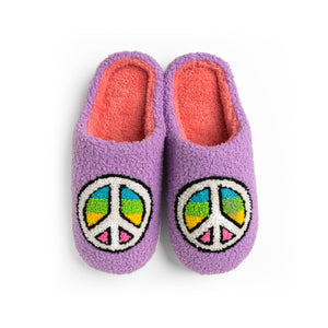 Two Left Feet Peace Sign Slipper Slides – Small