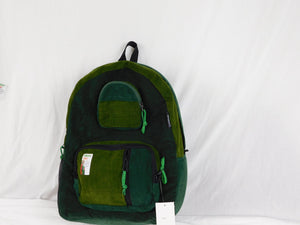 Patchwork Corduroy Backpack