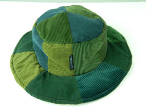Ixchel Patchwork Corduroy Floppy Hat