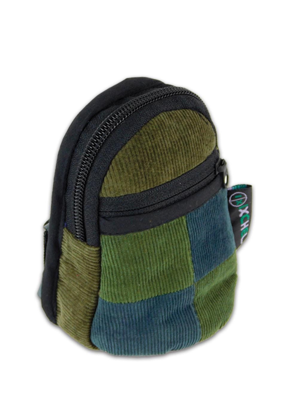 Patchwork Corduroy Micro Backpack