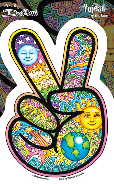 Peace Hand Sticker
