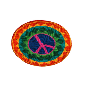 Peace Sign Crochet Tam
