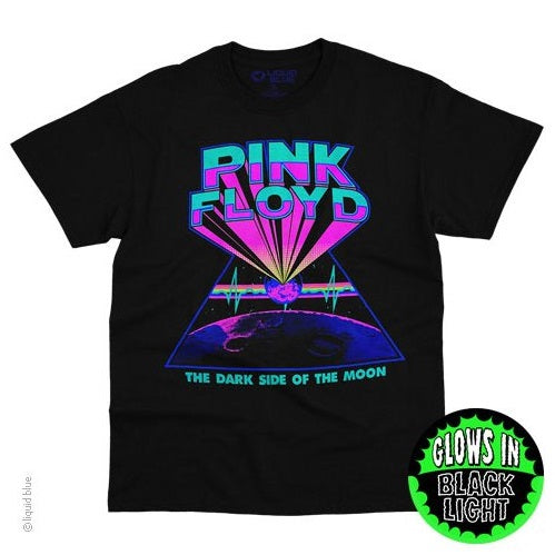 Pink Floyd Dark Side of the Moon Blacklight Reactive T-Shirt