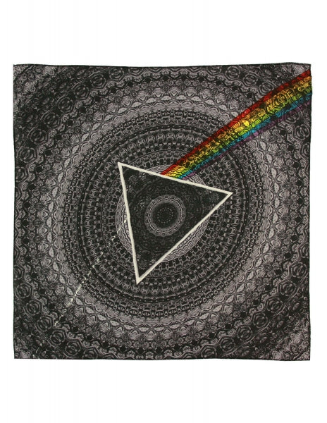 Pink Floyd Dark Side of the Moon Shadow Bandana (Black)