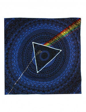 Pink Floyd Dark Side of the Moon Shadow Bandana (Blue)