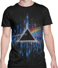 Pink Floyd Dark Side of the Moon Splatter Art T-Shirt