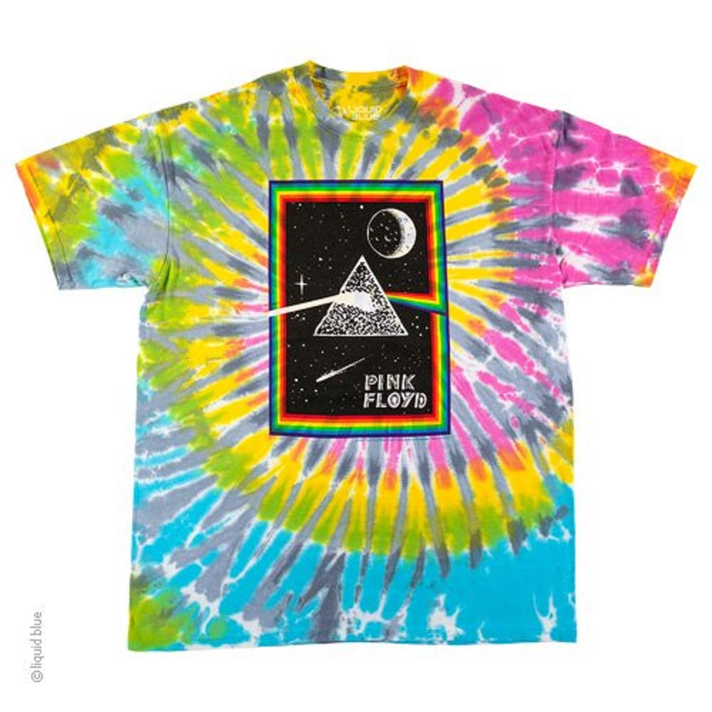 Pink Floyd Prism Moon Tie Dye T-Shirt