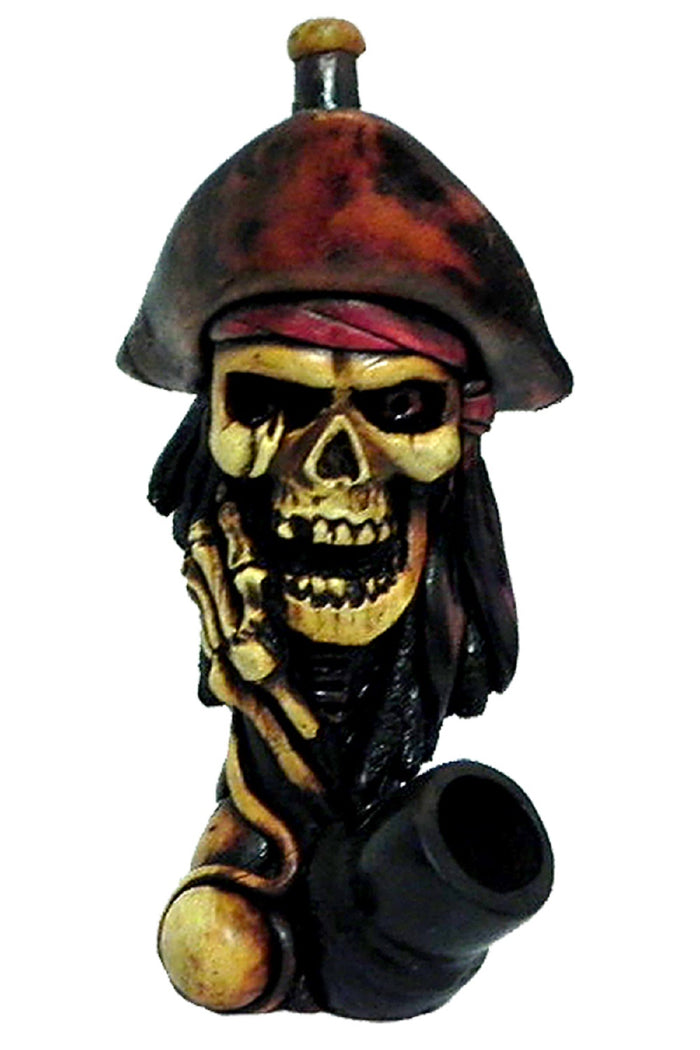 Pirate Skull Pipe